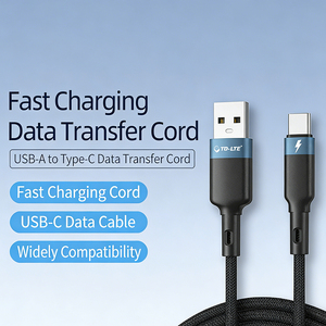 Cavo <span class=keywords><strong>USB</strong></span> da 1M Tipo <span class=keywords><strong>A</strong></span> <span class=keywords><strong>a</strong></span> Tipo <span class=keywords><strong>C</strong></span>, 3A, Intrecciato <span class=keywords><strong>a</strong></span> 4 Fili, Ricarica Rapida, Cavo Dati 480Mbps - Product Image 6