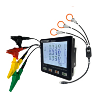 Kwh Amp Volt tampilan LCD Mobdus RS485 atau TCP pengukur energi pintar ME337 pengukur pintar 3 fase