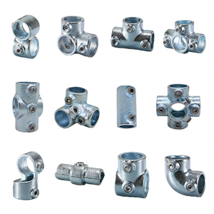 High Quality Hot Dipped Galvanized Malleable Iron Casting Pipe Fitting Connector 1-1/2 Inch Round Tube DN15 <b>Yacht</b> Boat Hardware - Product Image 5