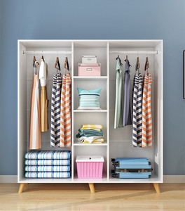 Armoire simple pour la maison, armoire de chambre à coucher sans porte, armoire de rangement, <span class=keywords><strong>casier</strong></span> - Product Image 1