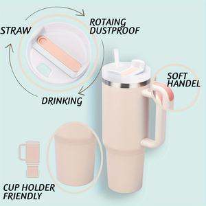 Vaso de Vino Aislado al Vacío de Acero Inoxidable de 1200 ml con Tapa y Pajita, Diseño Personalizado, Taza de Oficina - Product Image 5