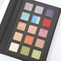 Palette de fards à paupières cosmétiques 15 couleurs, poudre scintillante, nacré mat, maquillage coloré pour femmes