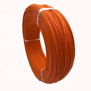 China Factory UL1180 18AWG Silver Plated Stranded Copper Wire 200C 300V PTFE High Temperature Flexible Wire Ignition Cable