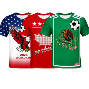Camisetas Personalizadas para Fanáticos del Torneo de Fútbol 2026 de EE. UU., Canadá y México, <span class=keywords><strong>Jersey</strong></span> de Fútbol con Estampado de la Selección Nacional - Product Image 2