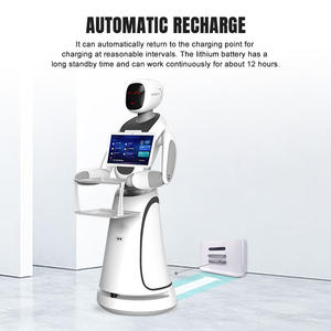<span class=keywords><strong>Robot</strong></span> de livraison alimentaire autonome commercial avec navigation intelligente multi-plateaux pour restaurants, hôtels, cafés et services de traiteur - Product Image 2