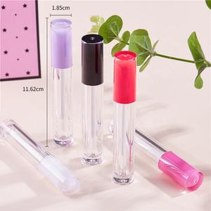 Lipgloss Tubes Wholesale Custom logo Empty Lip Gloss Tubes 4.5ml Crystal <b>pink</b> Lip Oil Tubes - Product Image 4