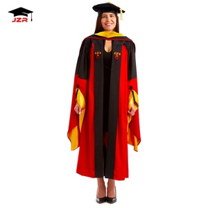 Unisex <strong>Stanford</strong> Graduation Tam and Gown Set with Hood Deluxe PHD Graduation Gown Set for University - Product Image 3