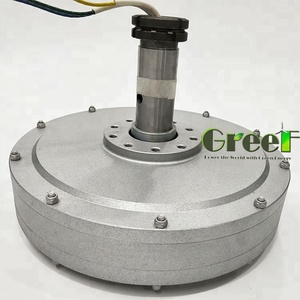 Moteur-générateur à aimant à flux axial sans noyau PMG 500W à faible régime pour énergie éolienne et hydraulique - Product Image 1