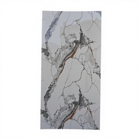 Paneles de PVC con Aspecto de Mármol de 4x8, 5mm, Alto Brillo, Modernos, Ecológicos e Impermeables, en Oferta, para Apartamentos y Salas de Estar