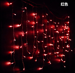 Guirlande lumineuse suspendue connectable avec prise US/ EU pour guirlande de la Saint-Valentin décoration de jardin de fête de mariage led chaîne de glaçon - Product Image 4