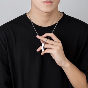 Collana con Ciondolo Personalizzato in Acciaio Inossidabile per Uomo, Incisione Laser <span class=keywords><strong>di</strong></span> Logo e Nome, Vendita all'Ingrosso - Product Image 2