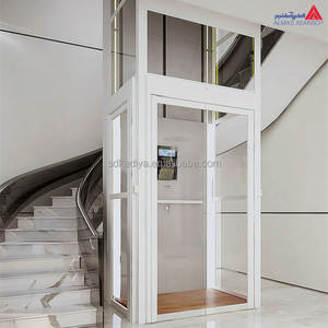 Лифт 3 этажа 4 уровня открытый небольшой жилой дом Лифты гидравлический Стеклянный Панорамный домашний Лифт - Product Image 6
