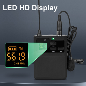 Nuevo Micrófono Inalámbrico de Solapa Profesional DR666, Construcción Metálica, Cancelación de Ruido, Diseño Ligero para - Product Image 5