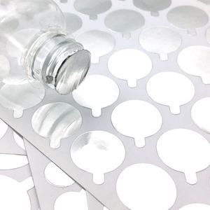 Самоклеящаяся фольгированная этикетка-пломба для флаконов косметики, средств по уходу за кожей, зубной пасты и медицинских препаратов (OEM) - Product Image 2