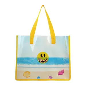 Распродажа, модные женские водонепроницаемые прозрачные сумки из ПВХ, пляжная сумка, 556