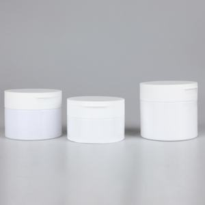 Offre Spéciale – Pot en plastique à couvercle rabattable 100g, 120g, 150g – Contenant vide pour sels de bain, gommages corporels, poudre dentifrice – Emballage cosmétique et soins de la peau - Product Image 1