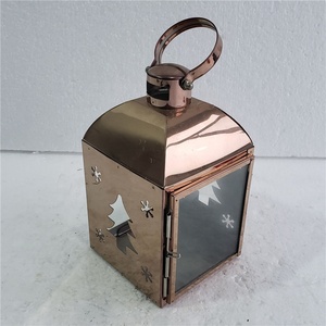 <span class=keywords><strong>Navidad</strong></span>, adornos de <span class=keywords><strong>Navidad</strong></span>, de acero inoxidable de oro rosa faroles Mesa centros de mesa linterna - Product Image 4