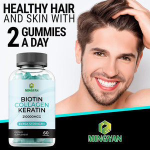 Gomitas de Biotina, Colágeno y Queratina OEM/ODM, Fórmula Premium para la Vitalidad del Cabello, Fortalecimiento de Uñas, Aclaramiento de la Piel, Certificación GMP, Belleza para Adultos - Product Image 5