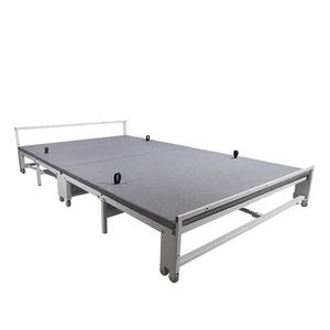 Letto a Scomparsa Magico Pieghevole Portatile con Telaio in Metallo e Materasso, Letto Estraibile Nascosto per Pausa Pranzo, Arredo per Ufficio e Camera da Letto - Product Image 4