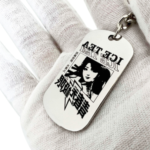 Usine En Acier Inoxydable Pet Blanc En Métal ID Tag Anti Perte Chat et Chien Pendentif avec Gravure Laser - Product Image 6