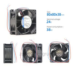 Ventilador Compacto ebmpapst 8214JH4 24V DC 38W 80x80x38 mm 8cm  222m3/h 14000 RPM con Rodamiento de Bolas, Módulo de Potencia Inverter, Ventilador Axial de Refrigeración - Product Image 2