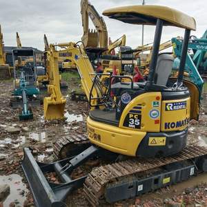 Precio de fábrica usado Komatsu PC35MR Mini excavadora Original Japón Mini excavadora con componentes de núcleo de motor y bomba - Product Image 2