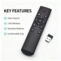 Remote Kode Bergulir 2.4G yang Dapat Disesuaikan dengan Penerima USB untuk Android TV Box |   12 Tombol Didukung OEM Kompatibilitas Luas
