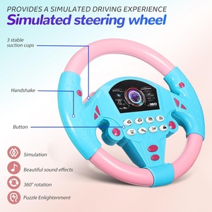 Volante de Juguete para Niños, Juego de Carreras, Controlador de Conducción, Educación Temprana, Volante de Simulación con Luz - Product Image 2