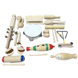 Wholesale Kids Wooden Orff Percussion Instruments Kit For Kindergarten Early Learning <b>Musical</b> Teaching - Product Image 1