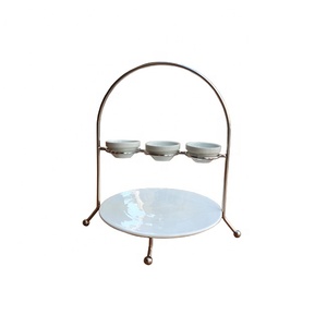 2-Tier thép không gỉ tái sử dụng tự chọn hiển thị đứng tốt nghiệp Diwali giáng sinh Ngày của Cha Ngày Valentine Halloween năm mới - Product Image 5