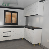 Maisons modulaires extensibles, maisons conteneurs, mini-maisons, maisons préfabriquées de luxe sur mesure de 10, 20, 30, 40 pieds, garantie 1 an