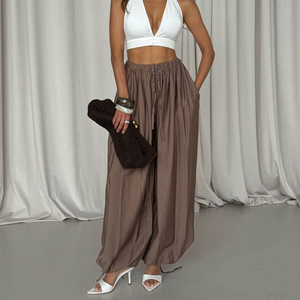 <span class=keywords><strong>Pantaloni</strong></span> Palazzo Autunno 2025 da <span class=keywords><strong>Donna</strong></span>, Larghi e Casual, <span class=keywords><strong>Pantaloni</strong></span> Harem in Rayon - Product Image 3