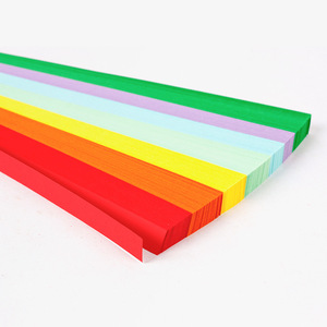 Tiras de <span class=keywords><strong>Papel</strong></span> de Origami de Colores Personalizadas con Purpurina para <span class=keywords><strong>Manualidades</strong></span>, <span class=keywords><strong>Papel</strong></span> para Plegar Estrellas de la Suerte, Tiras de <span class=keywords><strong>Papel</strong></span> para Decoración DIY, <span class=keywords><strong>Manualidades</strong></span> - Product Image 2