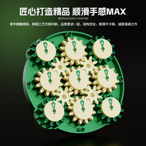 Reloj Mágico Sengso Dragon Scale de 4.ª Nivel, Verde, Magnético, Juguete Educativo para Jóvenes - Product Image 4