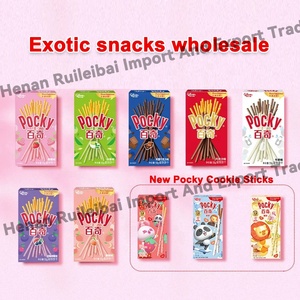 Bán chạy nhất <span class=keywords><strong>Pocky</strong></span> Biscuit <span class=keywords><strong>Pocky</strong></span> thanh sô cô la 55g Glico Chocolate Chip Cookie sức khỏe Snack - Product Image 4