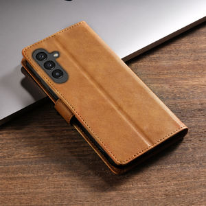 Funda de Cuero para Teléfono, Estilo Ejecutivo, para Samsung Galaxy S25 S24 S23 Ultra S22 S21 FE S20 S10 Plus Note20, Tipo Libro con Ranuras para Tarjetas - Product Image 3