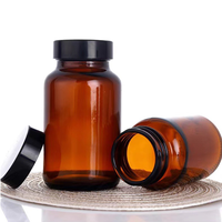 60 80 100 120 150 ml bouteille de médecine en verre ambré bouchon doré 500 ml tablette suppléments capsules bouteille bouteilles en verre de qualité supérieure