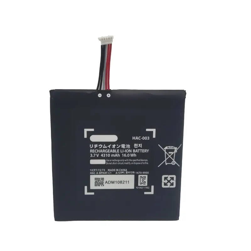 HAC-003 Rechargeable Li-ion Battery for Switch OLED Battery Pack External Charger Part