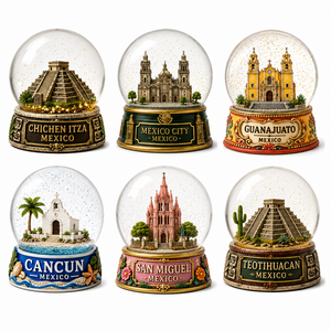 Globo <span class=keywords><strong>de</strong></span> Nieve Personalizado <span class=keywords><strong>de</strong></span> Resina <span class=keywords><strong>de</strong></span> la Pirámide <span class=keywords><strong>de</strong></span> Kukulkan, <span class=keywords><strong>Itza</strong></span>, México, Recuerdo Turístico, Decoración para el Hogar, Regalo - Product Image 3