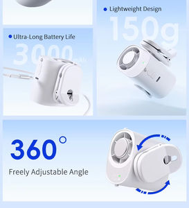 <span class=keywords><strong>Ventilateur</strong></span> portable rechargeable 3-en-1 <span class=keywords><strong>à</strong></span> clipser (cou, taille) 9,1W, 3000mAh, 9H pour voiture et extérieur - Product Image 6