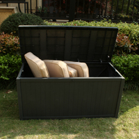 Coffre de rangement en bois Style robuste, boîte de rangement robuste en bois, coffre à jouets, coffre organisateur, grand coffre boîte de pont, boîte de rangement de jardin en plastique avec HGSL