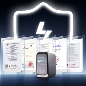 140W GaN Charger Type-C Laptop Charger 3 USB C 1 USB a <strong>Power</strong> <strong>Adapter</strong> US UK EU Plug with AI Smart Display for Phone Tablet - Product Image 3