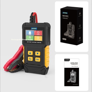 Autobatterie-<span class=keywords><strong>Tester</strong></span> 12V/24V Spannung Kapazität Lebensdauer Widerstandsmessung für 12V und 24V Fahrzeuge Schwarz/Gelb - Product Image 6