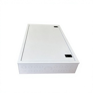 Boîtier de distribution MCB 4 rangées 56 voies en acier IP54, armoire électrique de télécommunications intérieure, panneau de distribution métallique, boîtier de commande - Product Image 2