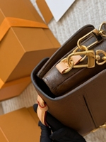 Sac à bandoulière de style designer, sac de luxe avec logo imprimé, sac à main pour femme à sangle unique, version haute qualité
