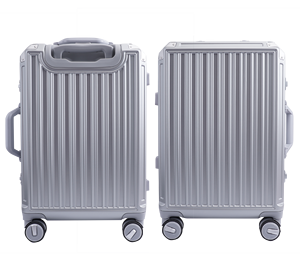 2024 Novo quadro de alumínio frente laptop bolso mala cabine tamanho 20 24 28 polegada saco do trole lado duro carry on bagagem de alumínio - Product Image 3