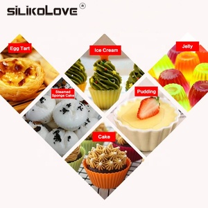 Hot-selling 24-piece reusable silicone molds, muffin <b>cups</b>, non-stick and heat-resistant baking tools - Product Image 4