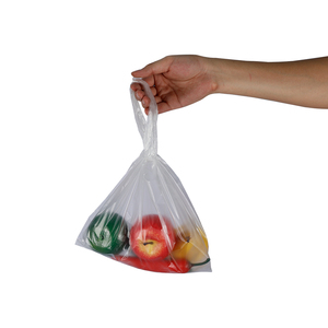 HC Wholesale Printing <b>Polythene</b> Vest Handle Shops Bag Custom Full Print Shopping Bag <b>Plastic</b> for Fruit - Product Image 2
