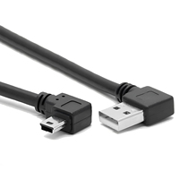 Ángulo USB A a ángulo recto MINI Cable USB Cable para Black Box CAR LCD Dashboard Dashcam Dash Cam DVR Cámara