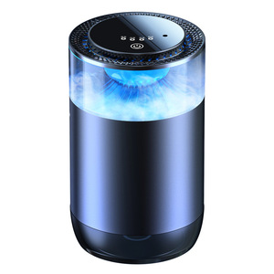Ambientador inteligente para coche, difusor de Aroma recargable para coche, niebla de nube con lámpara de recogida de sonido, luz RGB para Interior automotriz - Product Image 1
